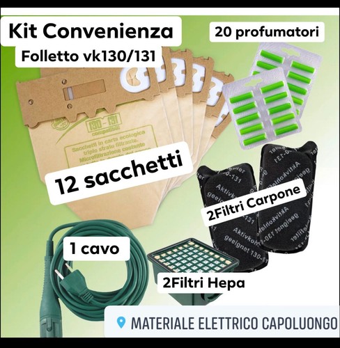 Sacchetti folletto 130 vk - sacchetti,